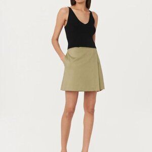 Frank and Oak Wrap Mini Skirt